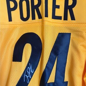 Joey Porter Jr. Signed Authentic Steelers #24 Jersey – Autographed w/ QR Video